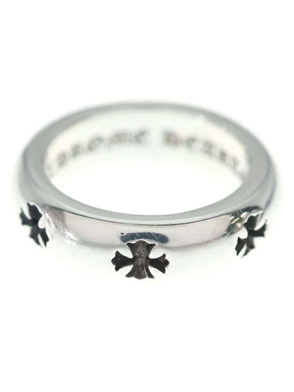 Chrome Hearts Negative CH Plus Ring Silver